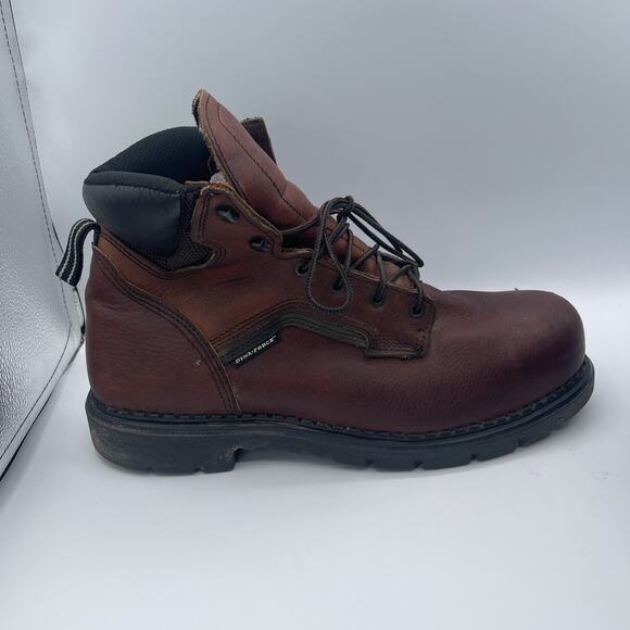 Red Wing Shoes 2226 DynaForce Steel Toe Work Boots Size 13 E Brown USA Safety main image 4